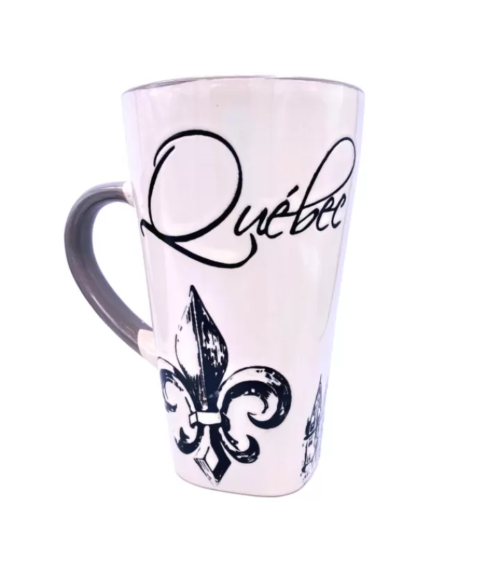 Outlet Tall Mug, Souvenir, Fleur De Lys Design Tableware Souvenirs