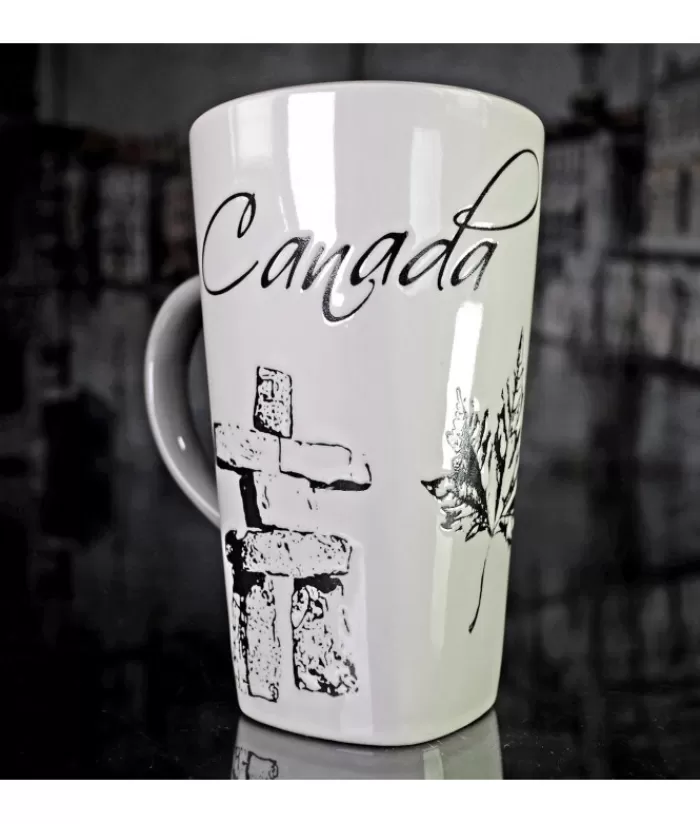 Cheap Tall Mug, Souvenir, Inukshuk Design Tableware Souvenirs