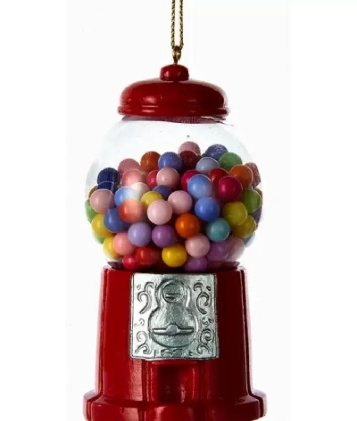 Best Sale Tree Decoration, 3", Red Bubble Gum Machine Miscellaneous