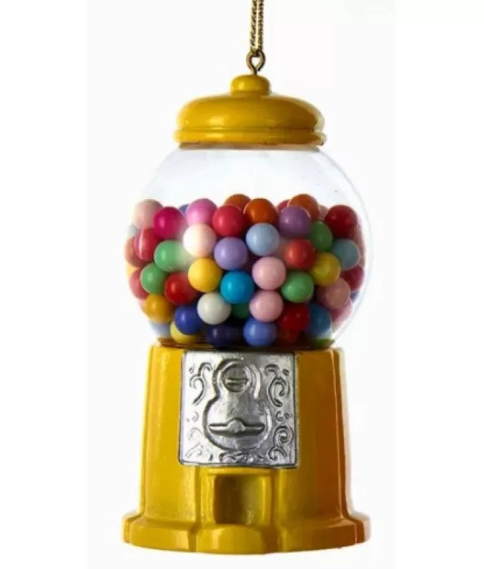 Boutique de Noël Mom'S Kitchen & Bakery*Tree Decoration, 3", Yellow Gum Machine