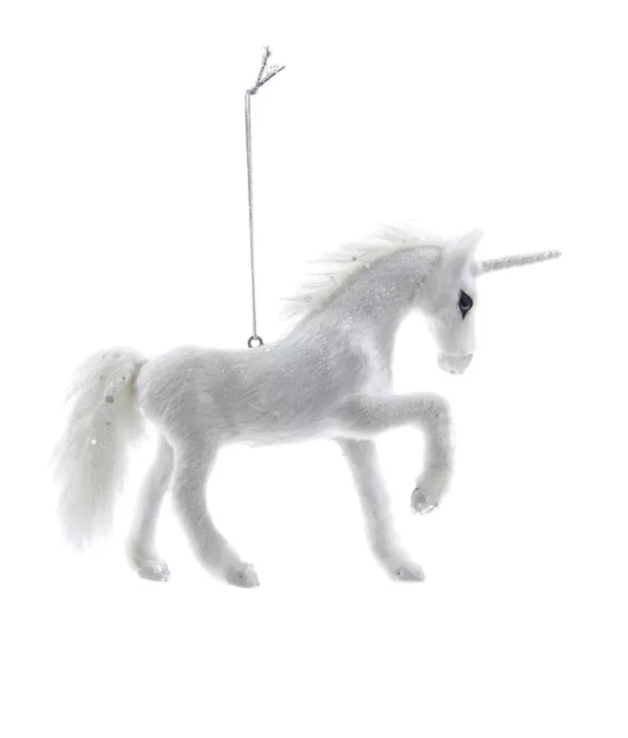 Boutique de Noël Enchanted Forest*Tree Ornament, Frosty Unicorn, 4.5"