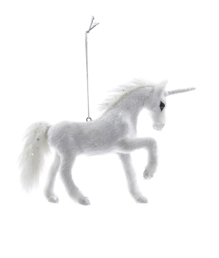 Online Tree Ornament, Frosty Unicorn, 4.5" Animals