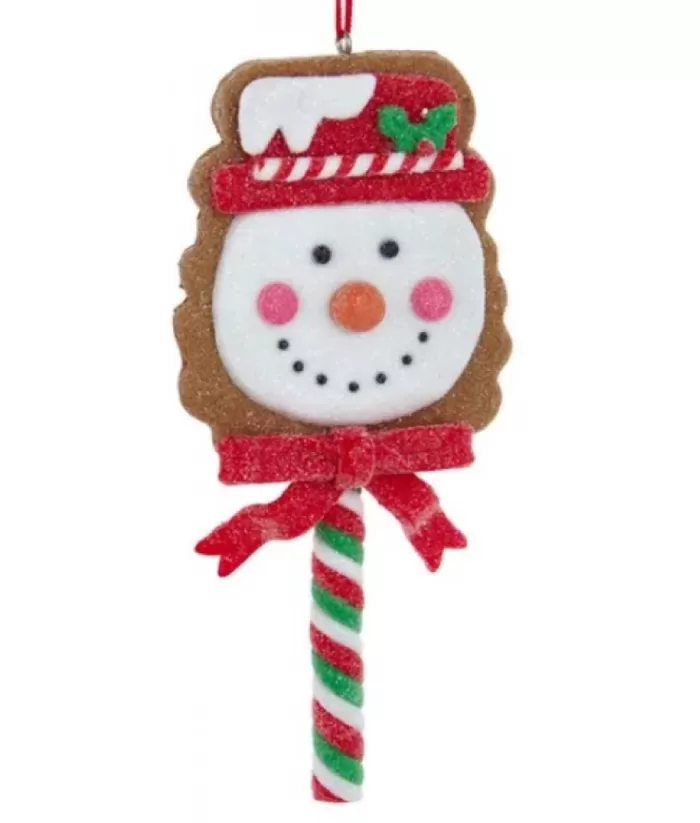 Boutique de Noël Ginger Bread & Candy Shoppe*Tree Ornament, Gingerbread Snowman, Candy Cane