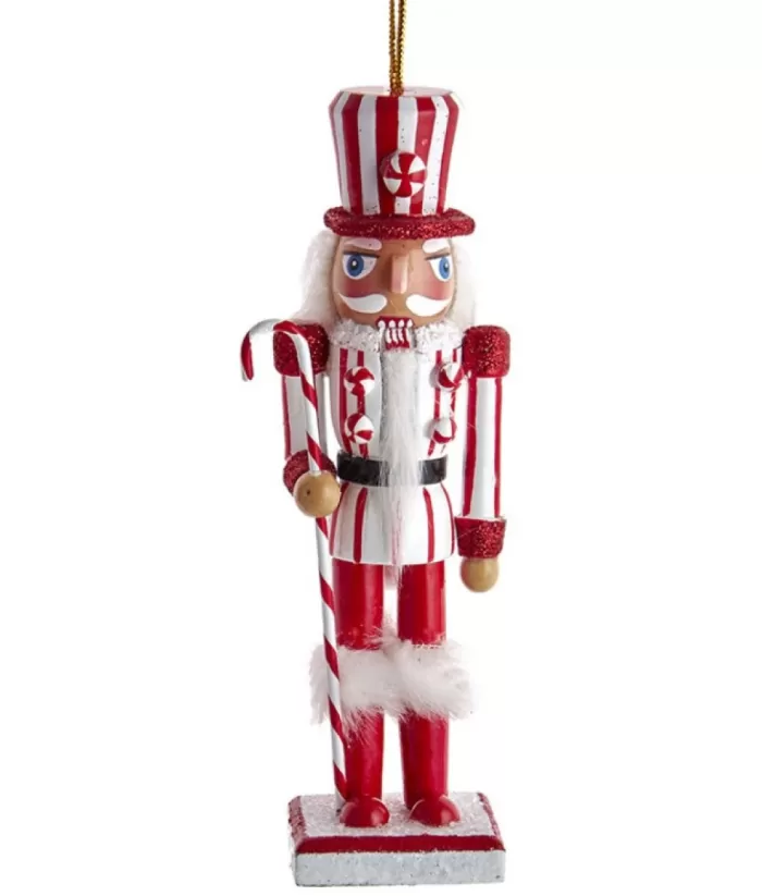 Boutique de Noël Ginger Bread & Candy Shoppe*Tree Ornament, Peppermint Nutcracker