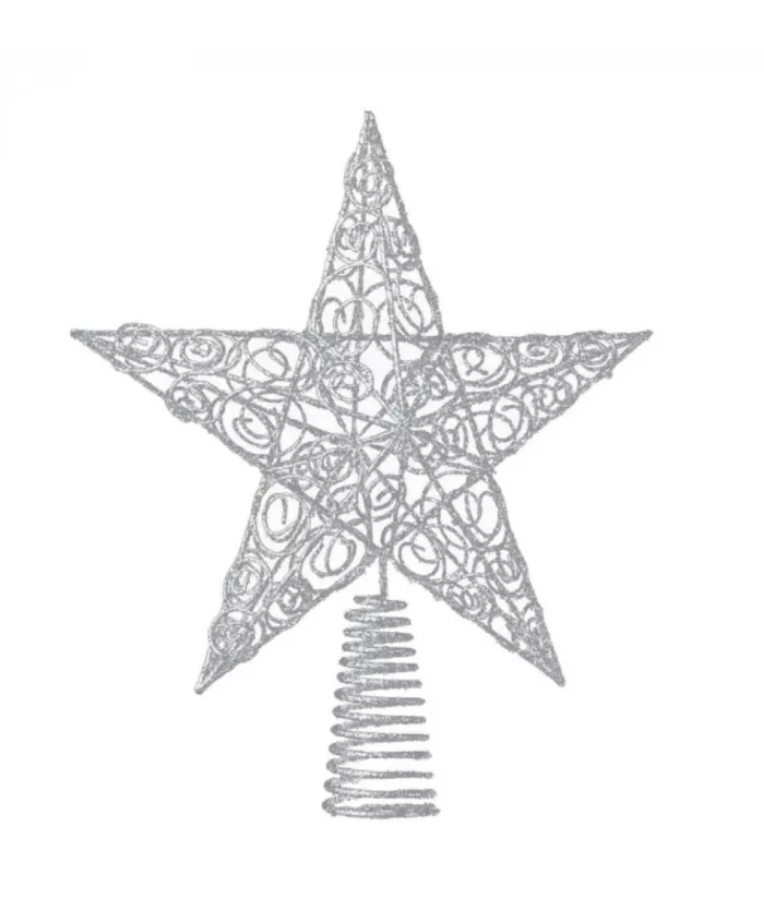 Boutique de Noël Christmas Classics*Treetop Decoration, Silver Star