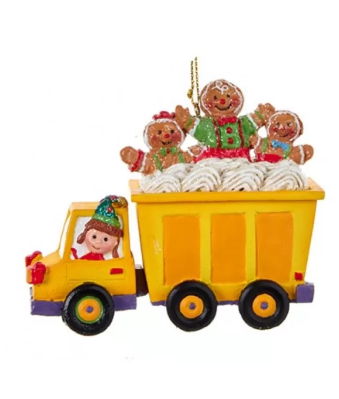 Boutique de Noël Family & Friends*Truck With Gingerbread Cookies Ornament