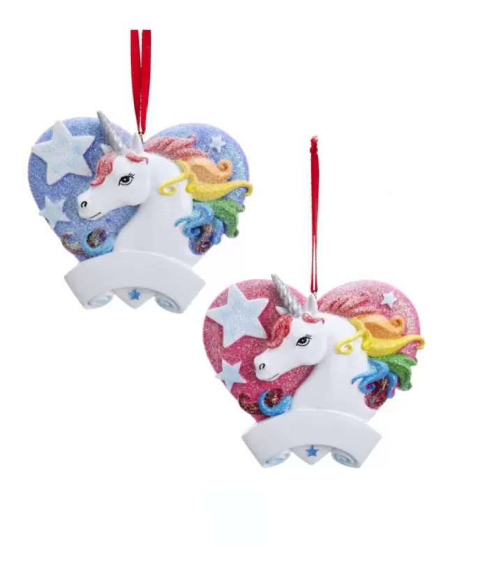 Boutique de Noël Family & Friends*Unicorn With Blue Heart, Ornament