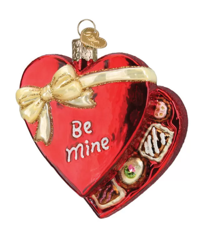 Hot Valentine Chocolate Glass Ornament Sweet Sentiments