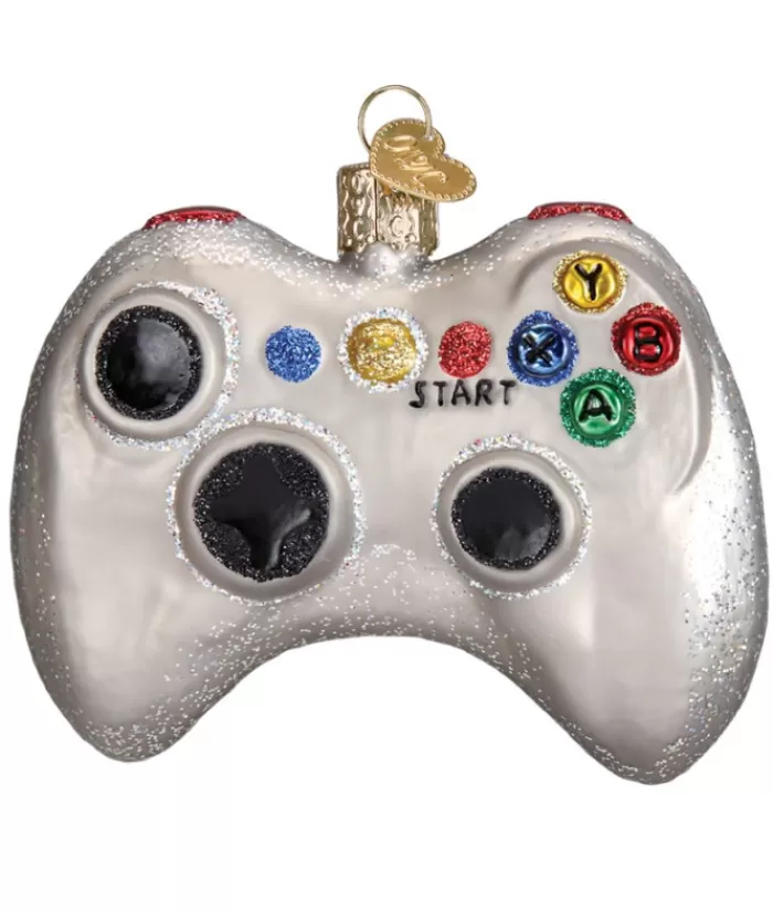 Hot Video Game Controll Glass Ornament Hobbies & Professions