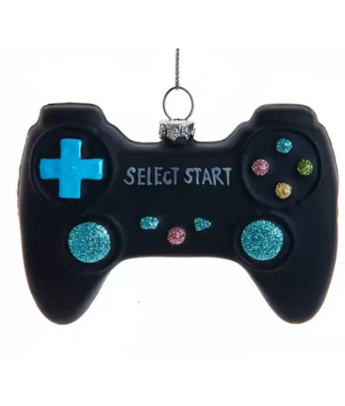 Online Video Game Controller Glass Ornament Hobbies & Professions