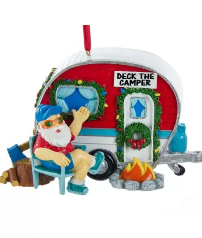 Discount Vintage Santa Camper Ornament Sports