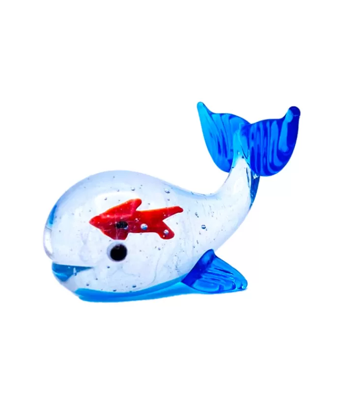 Fashion Whale Glass Ornament Ocean