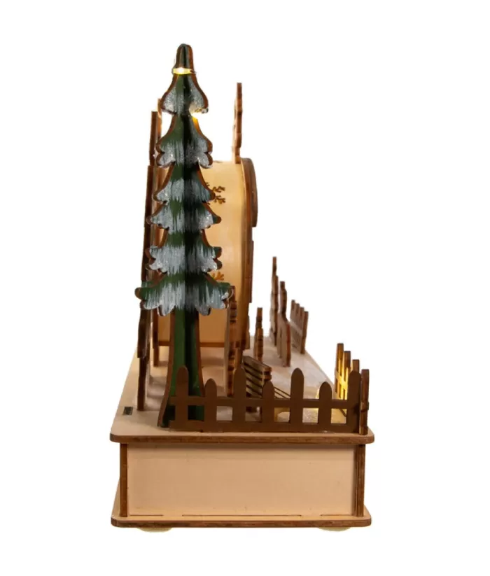 Boutique de Noël Nordic Villages*Wooden Camper With Santa