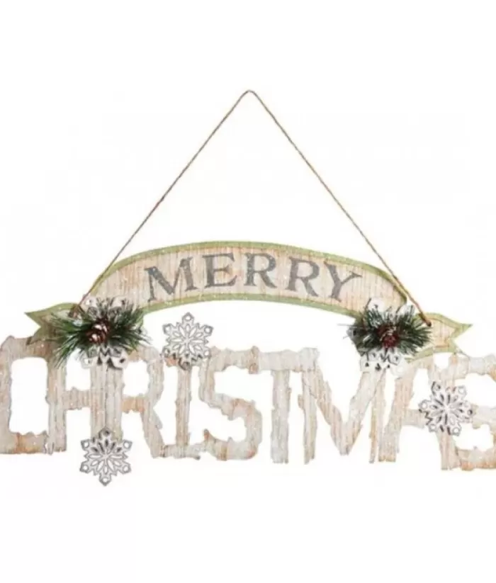 Boutique de Noël Rustic*Wooden Merry Christmas Sign