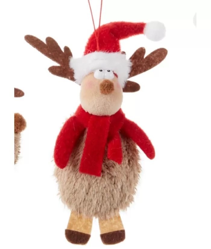 Fashion Woolly Fabric Moose Ornament Animals