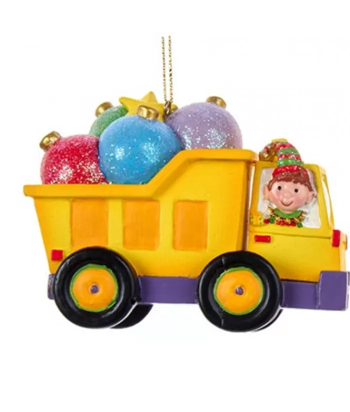 Cheap Yellow Dump Truck With Ornaments. Hobbies & Professions