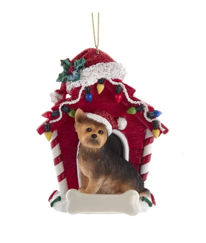 Boutique de Noël Family & Friends*Yorkshire Terrier Ornament With Doghouse