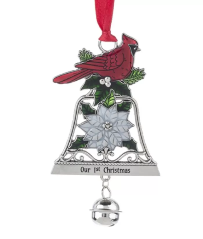 Online Zinc Cardinal Ornament With Message For 1St Xmas Favorites